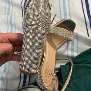 Beautiful sparkly heels that will take the spot light !